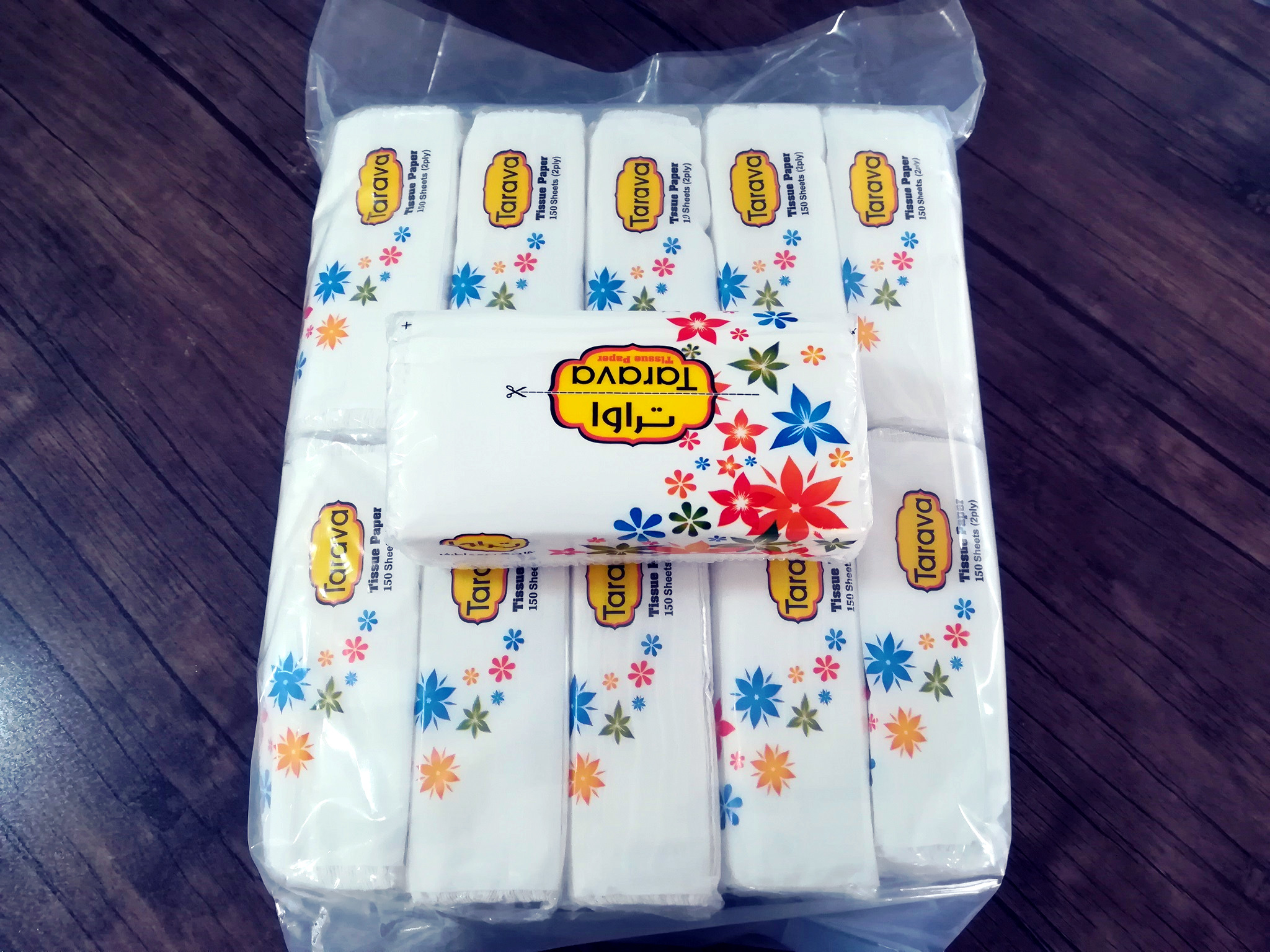 دستمال اقتصادی 150برگ تراوا (150 برگ)